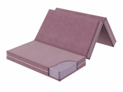Футон DreamLine Eco (велюр бледно-розовый) 40